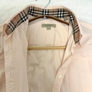 Burberry Light Pink Poplin Shirt